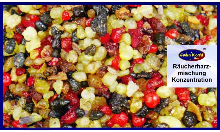Konzentration  Räucherharzmischung 100g