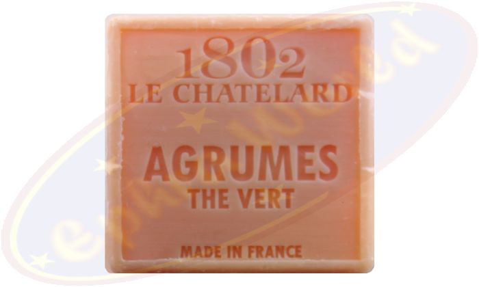 Le Chatelard 1802 palmölfreie vegane Seife 100g Citrusfrüchte & Grüner Tee