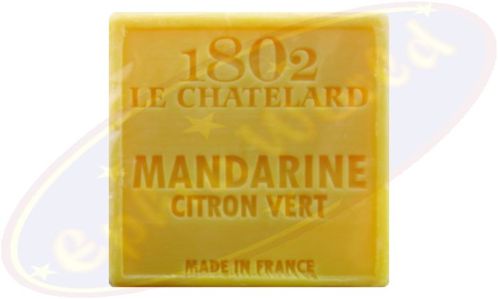 Le Chatelard 1802 palmölfreie vegane Seife 100g Mandarine & Limette