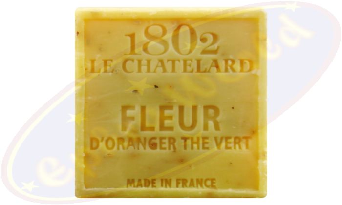 Le Chatelard 1802 palmölfreie vegane Seife 100g Orangenblüten & Grüner Tee