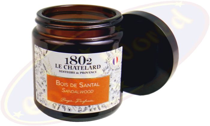 Le Chatelard 1802 vegane Duftkerze Sandelholz 80g