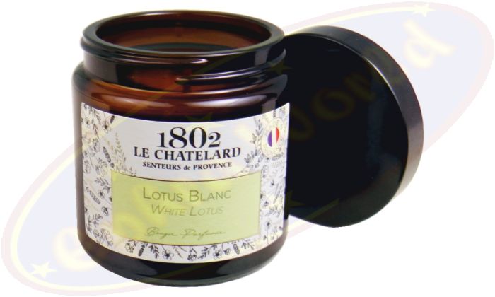 Le Chatelard 1802 vegane Duftkerze weißer Lotus 80g