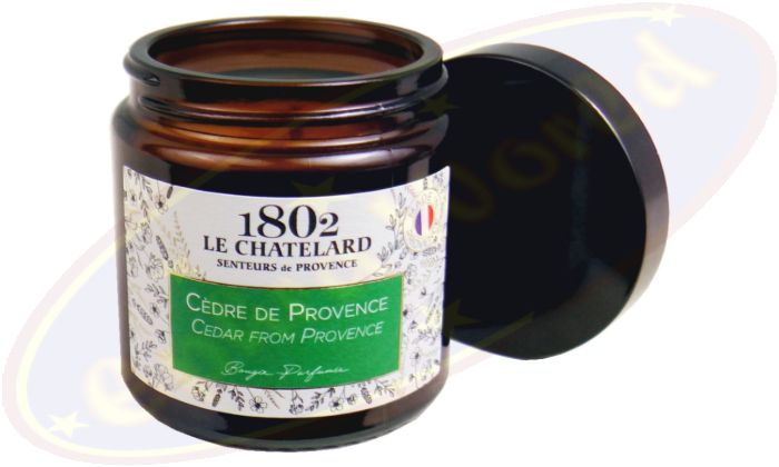 Le Chatelard 1802 vegane Duftkerze Zeder der Provence 80g