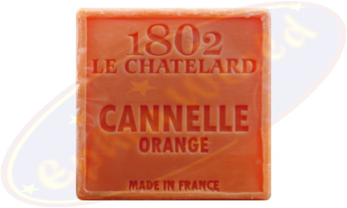 Le Chatelard 1802 palmölfreie vegane Seife 100g Zimt & Orange