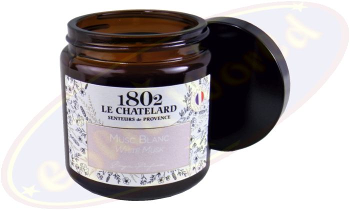 Le Chatelard 1802 vegane Duftkerze Weißer Moschus 80g