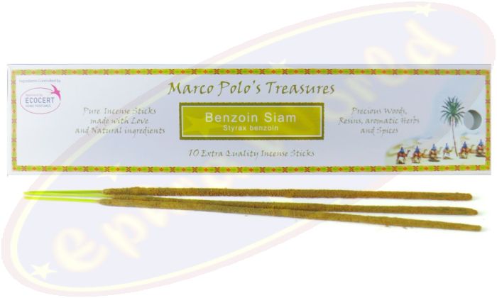Marco Polo´s Treasures Benzoin Siam Räucherstäbchen 20g