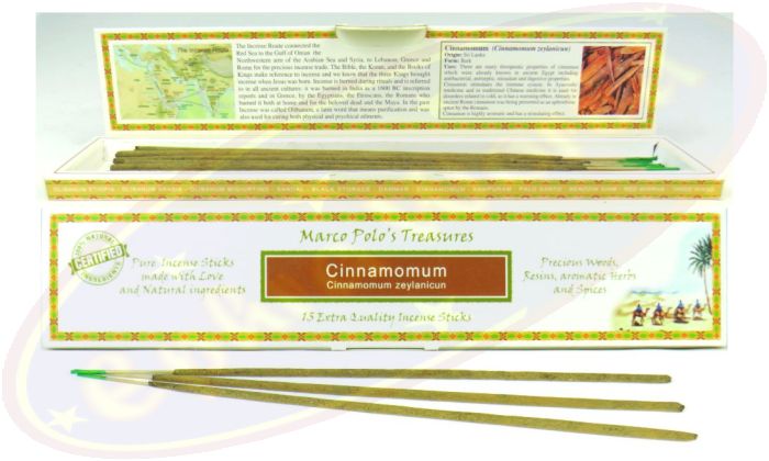 Marco Polo´s Treasures Cinnamomum Räucherstäbchen 30g