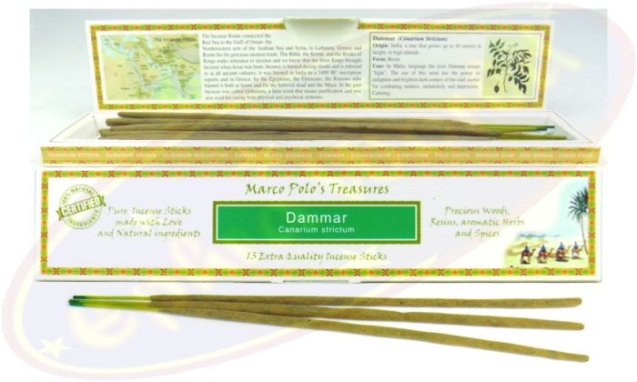 Marco Polo´s Treasures Dammar Räucherstäbchen 30g