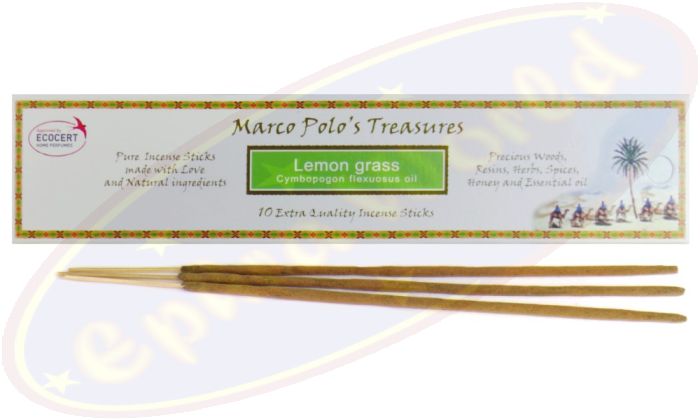 Marco Polo´s Treasures Lemon Grass Masala Räucherstäbchen 20g