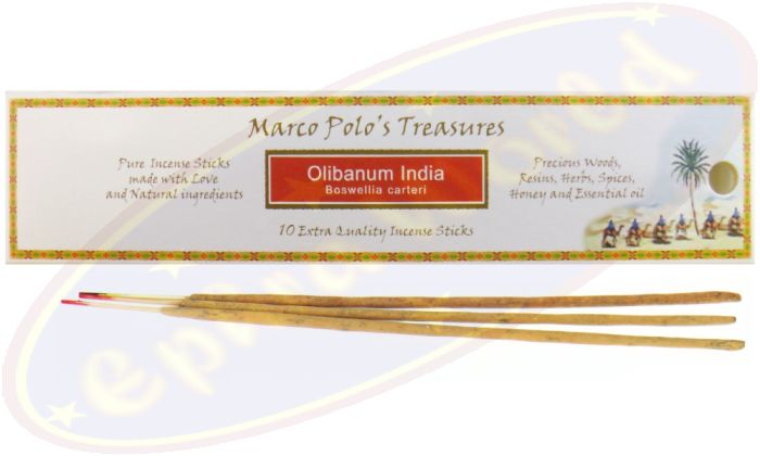 Marco Polo´s Treasures Olibanum India Räucherstäbchen 20g