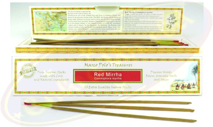 Marco Polo´s Treasures Red Mirrha Räucherstäbchen 30g