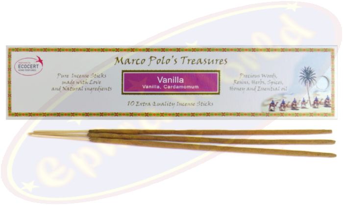 Marco Polo´s Treasures Vanille Masala Räucherstäbchen 20g