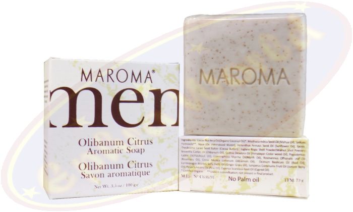 Maroma Men Olibanum Citrus Seife Fair Trade 100g