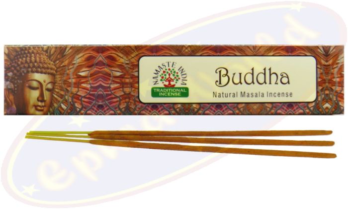 Namaste India Natural Masala Räucherstäbchen Buddha