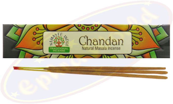 Namaste India Natural Masala Räucherstäbchen Chandan