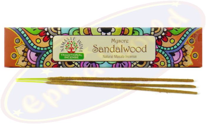 Namaste India Natural Masala Räucherstäbchen Mysore Sandalwood
