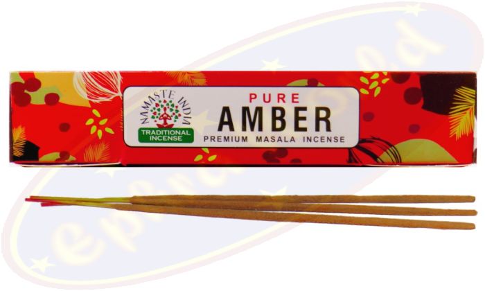 Namaste India Pure Amber Premium Masala Räucherstäbchen
