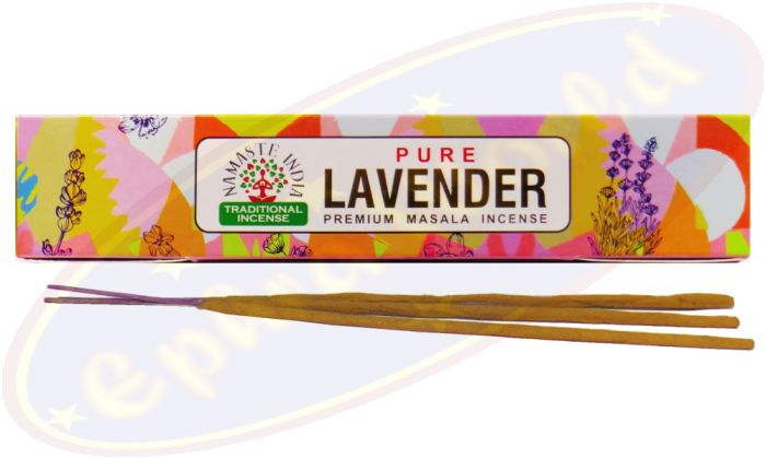 Namaste India Pure Lavender Premium Masala Räucherstäbchen