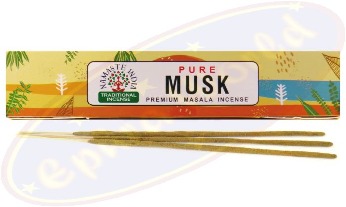 Namaste India Pure Musk Premium Masala Räucherstäbchen