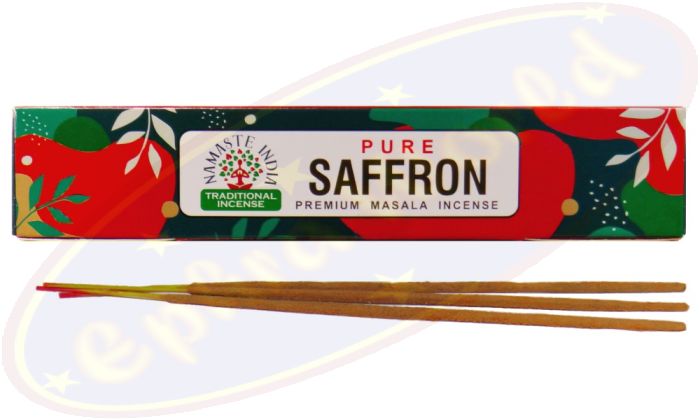 Namaste India Pure Saffron Premium Masala Räucherstäbchen