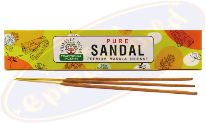 Namaste India Pure Sandal Premium Masala Räucherstäbchen