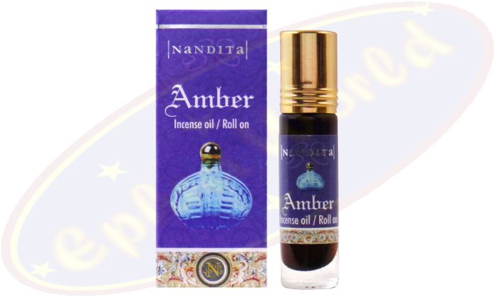 Nandita Amber (Bernstein) Incense Oil - Parfüm Roll On