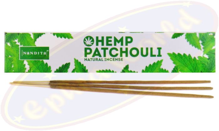 Nandita Hemp Patchouli Premium Masala Räucherstäbchen