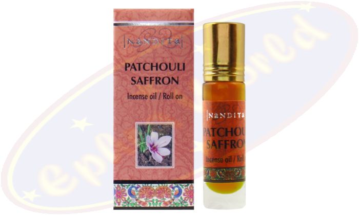 Nandita Patchouli Saffron Incense Oil - Parfüm Roll On