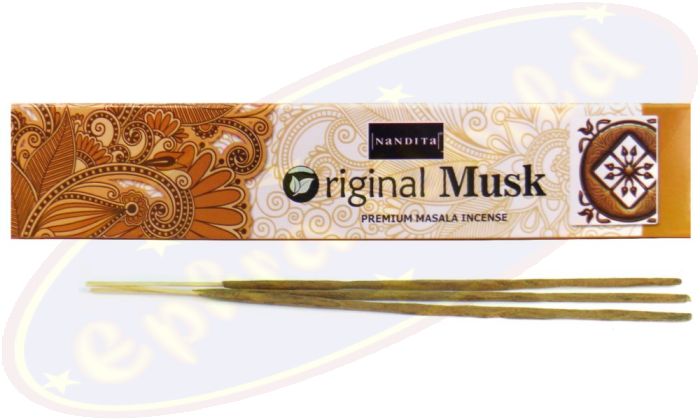 Nandita Original Musk (Moschus) Masala Räucherstäbchen