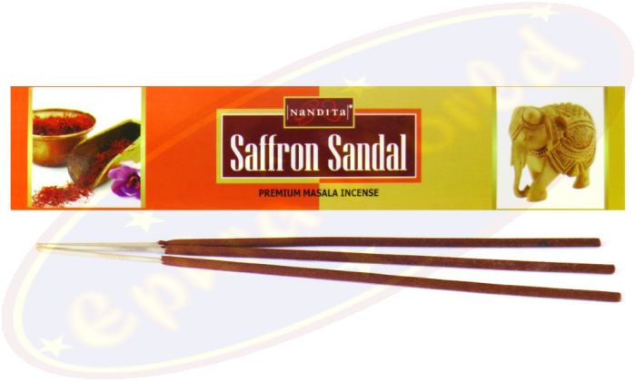 Nandita Saffron Sandal Premium Masala  Räucherstäbchen