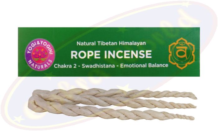 Natural Tibetan Himalayan Rope Incense/Räucherschnüre 2. Chakra