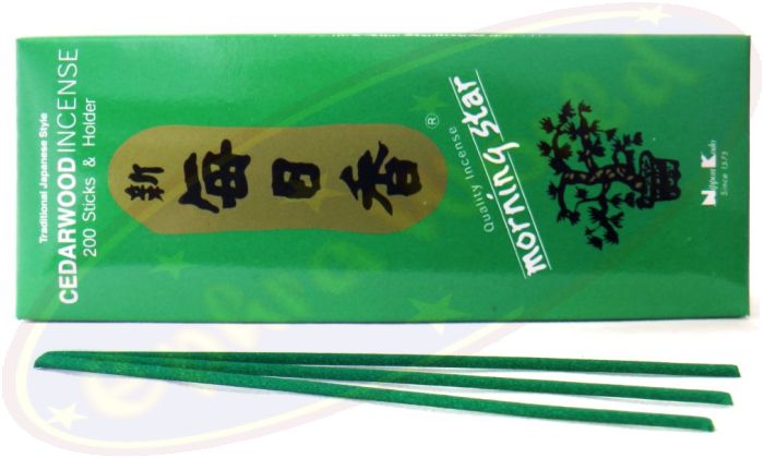 Nippon Kodo Morningstar Cedarwood 70g Räucherstäbchen