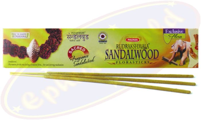 Padma Rudrakshmala Sandalwood Masala Räucherstäbchen