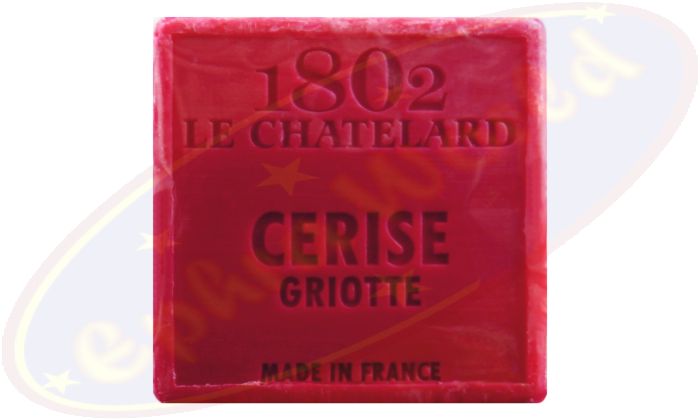 Le Chatelard 1802 palmölfreie vegane Seife 100g Sauerkirsche/Cerise Griotte