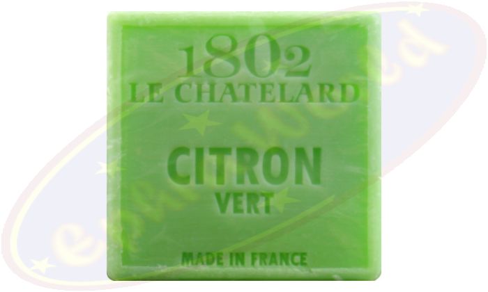 Le Chatelard 1802 palmölfreie vegane Seife 100g Limette/Citron Vert