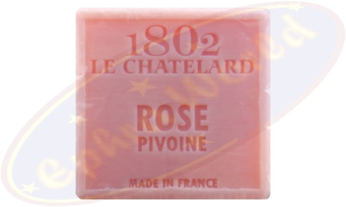 Le Chatelard 1802 palmölfreie vegane Seife 100g Pfingstrose