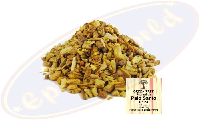 Green Tree Palo Santo Chips Heiliges Holz 50g