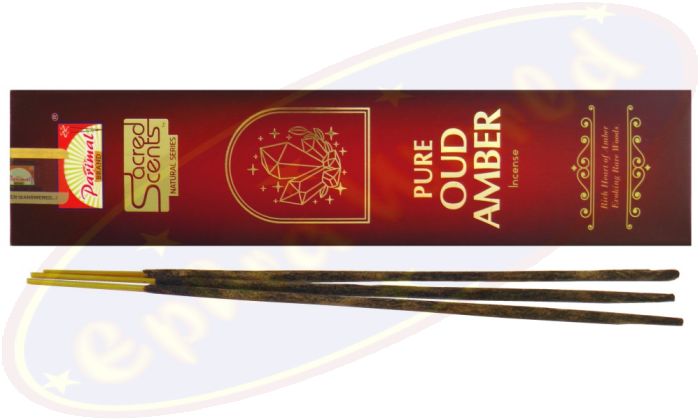 Parimal Sacred Scents Pure Oud Amber Masala Räucherstäbchen
