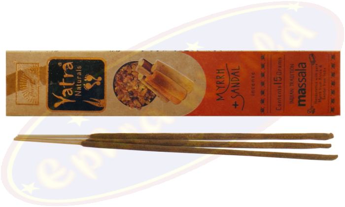 Parimal Yatra Myrrh & Sandal Masala Räucherstäbchen 15g