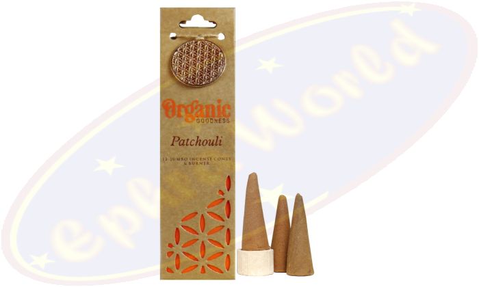 Song Of India Organic Goodness XL Räucherkegel Patchouli