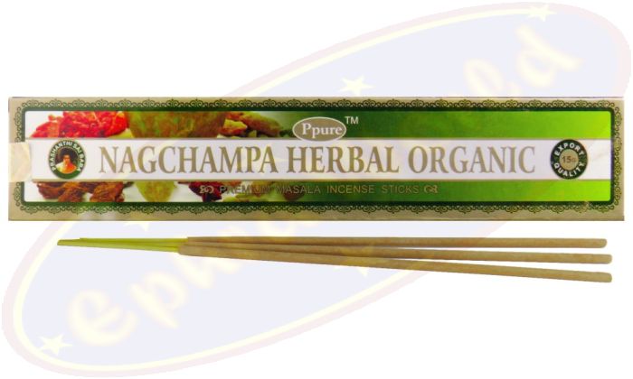 Ppure Nag Champa Herbal Organic Masala Räucherstäbchen