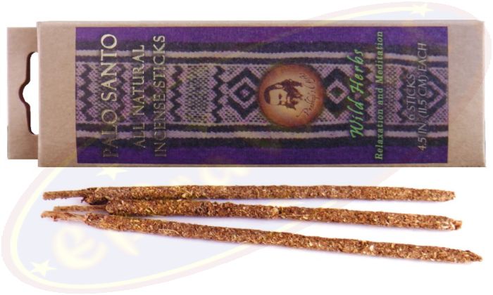 Prabhuji´s Gifts Palo Santo Incense Sticks Wild Herbs
