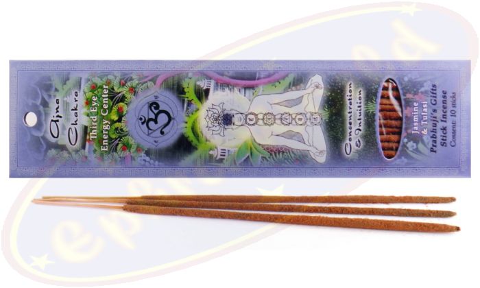 Prabhuji´s Gifts Chakra Räucherstäbchen Ajna Third Eye