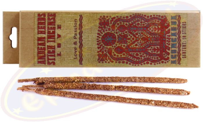 Prabhuji´s Gifts Smudging Incense Sticks Andan Herbs Love