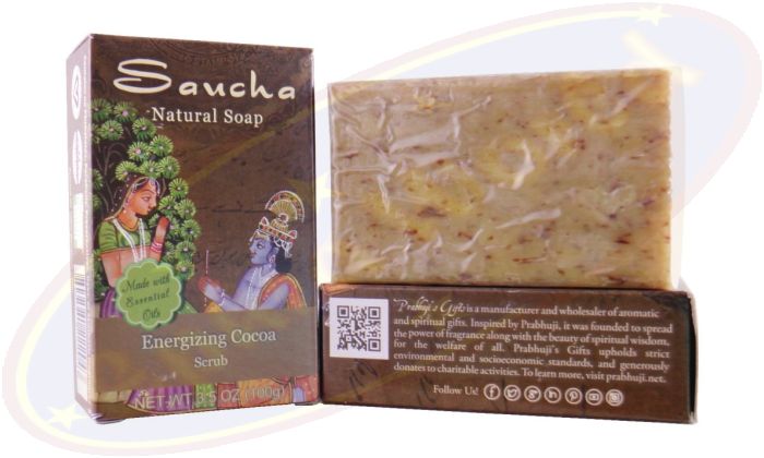 Prabhuji´s Gifts Pflegeseife Natural Energising Cocoa 100g