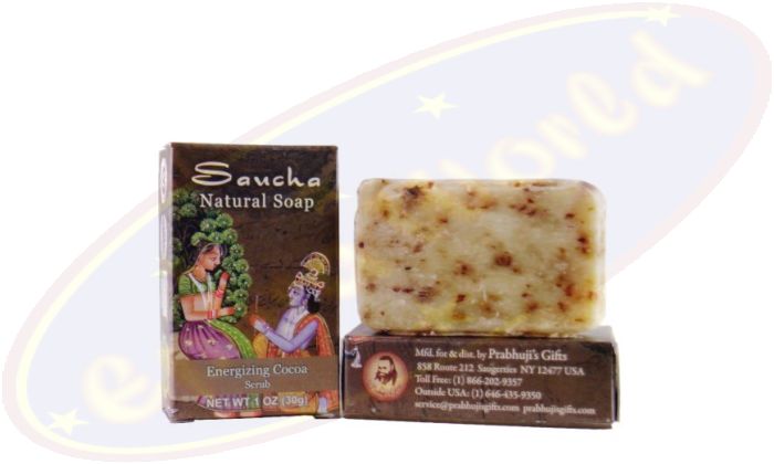 Prabhuji´s Gifts Pflegeseife Natural Energising Cocoa 30g
