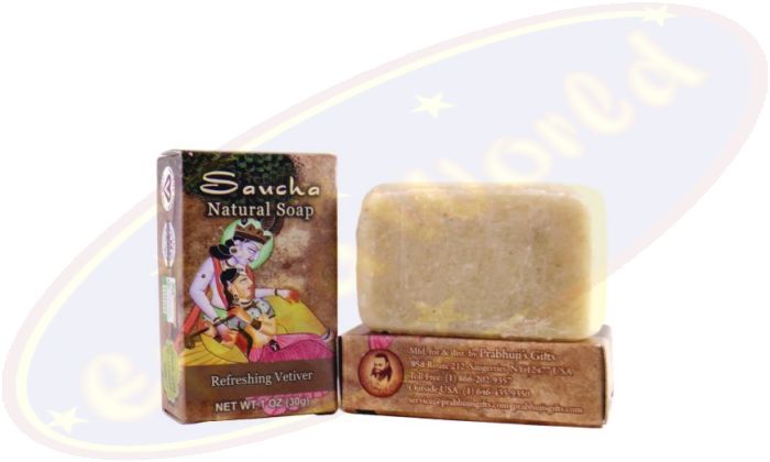 Prabhuji´s Gifts Pflegeseife Natural Refreshing Vetiver 30g