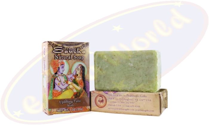 Prabhuji´s Gifts Pflegeseife Natural Uplifting Tulsi 30g