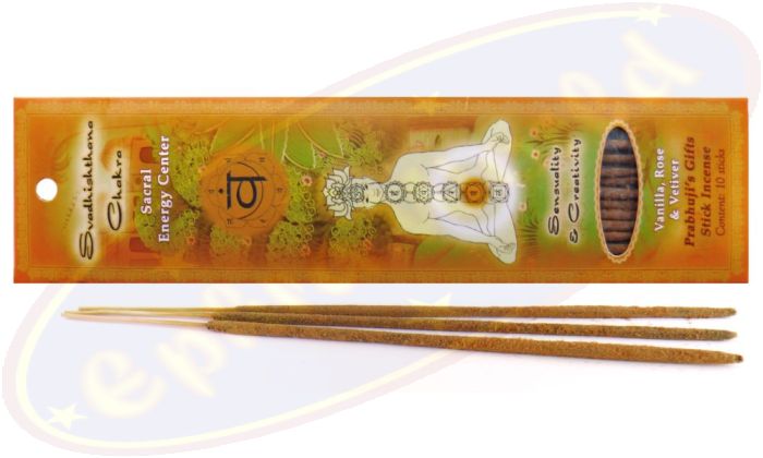 Prabhuji´s Gifts Chakra Räucherstäbchen Svadhisthana Sacral