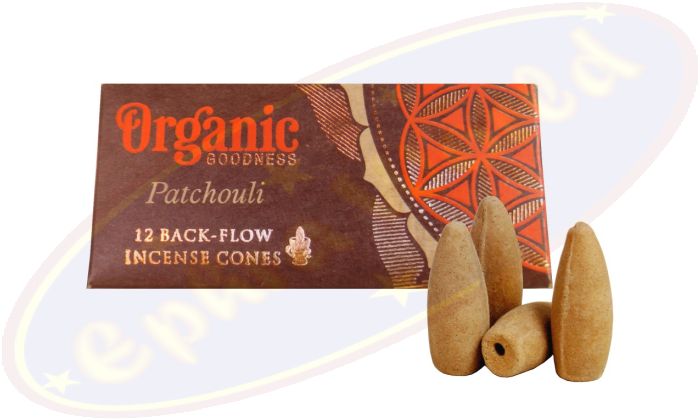 Song Of India Organic Goodness Rückflussräucherkegel Patchouli